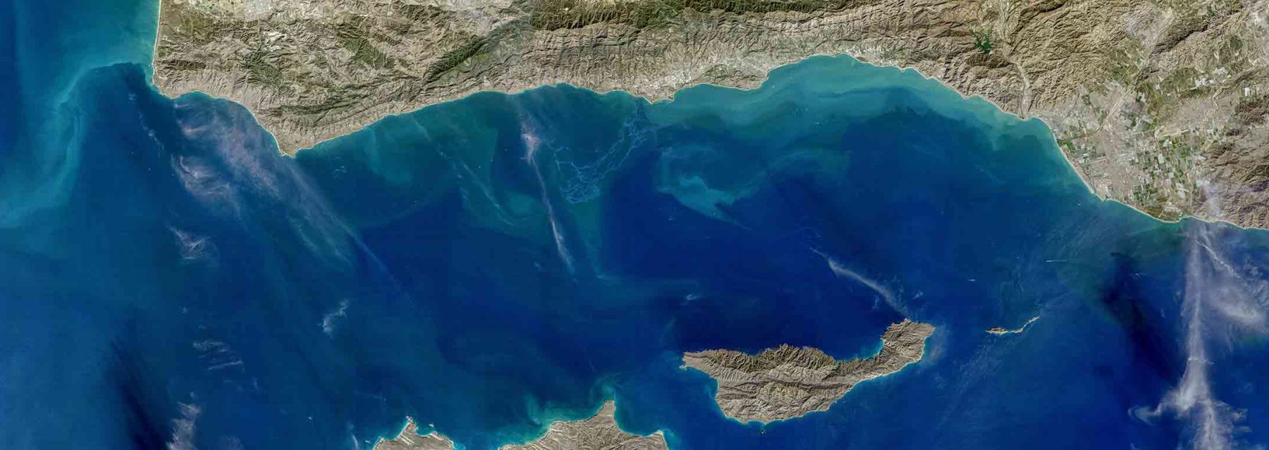Landsat-8 Image of Santa Barbara Channel. Credit: NASA Goddard OBPG